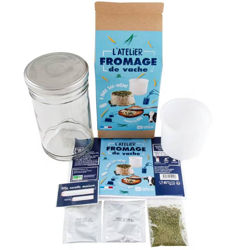 Kit Preparazione Formaggio di Latte Vaccino
