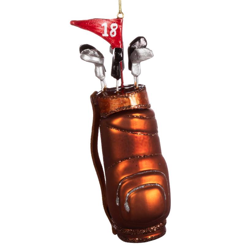 Golf Clubs Shaped Bauble