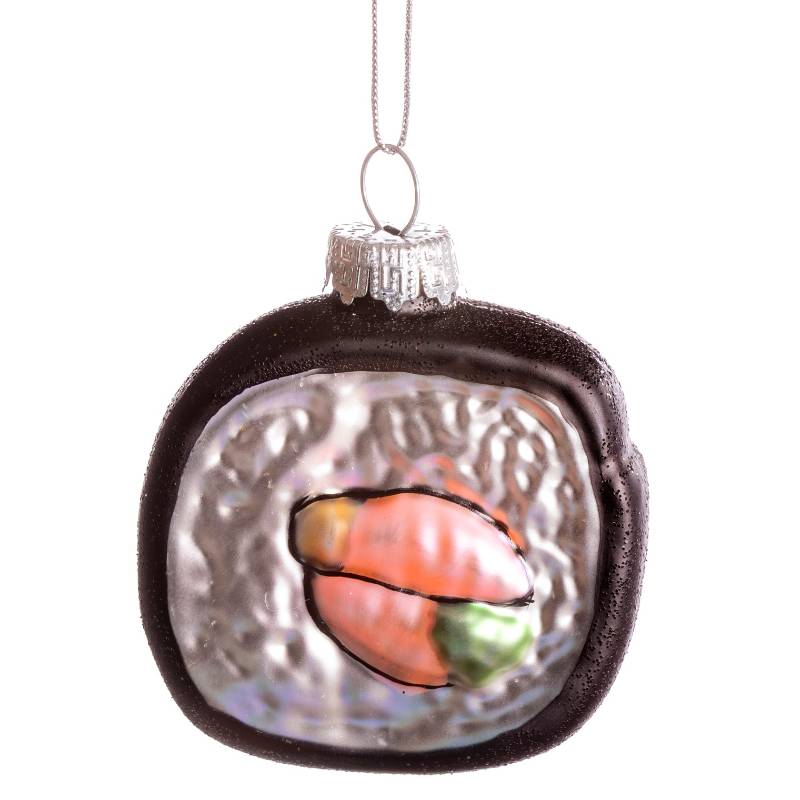 Weihnachtsbaumschmuck Maki Sushi Rolle