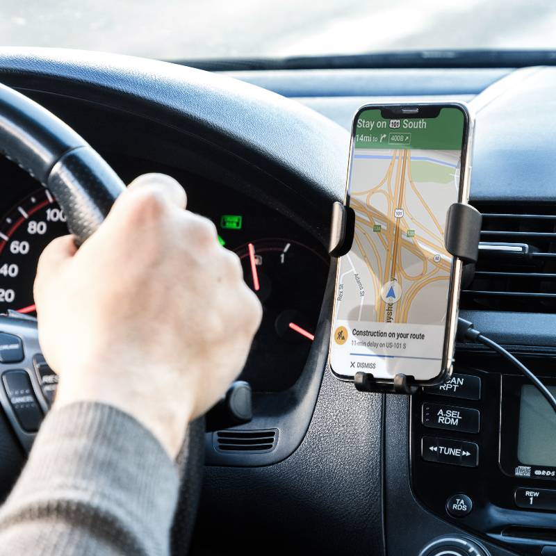 Mobile Holder with Wireless Charger