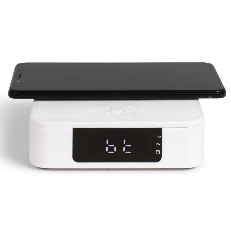 Wireless Charger Alarm Speaker