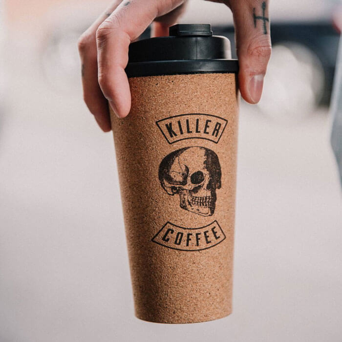 Bicchiere da Caff Riutilizzabile Killer Coffee