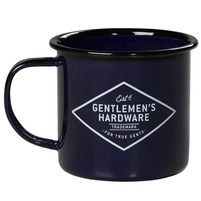 Tazza in Metallo Smaltato Adventure Begins Blu Scuro