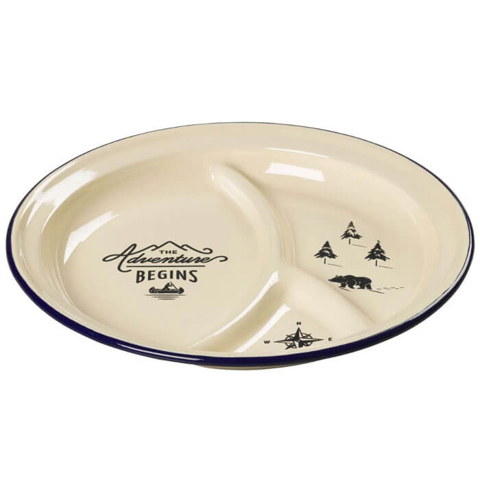 Enamel Divided Plate