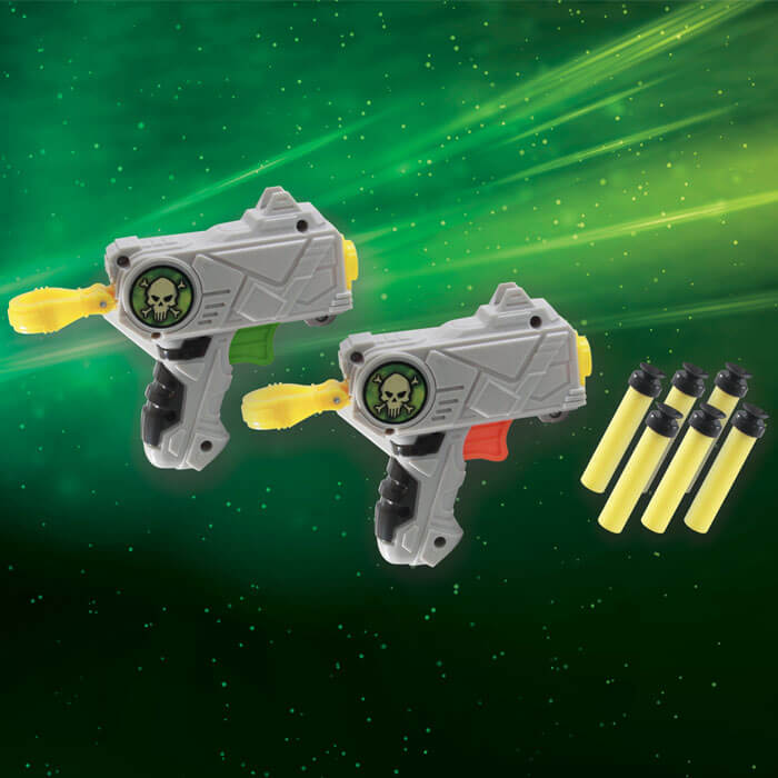 Air Shot with Glow In The Dark Balls