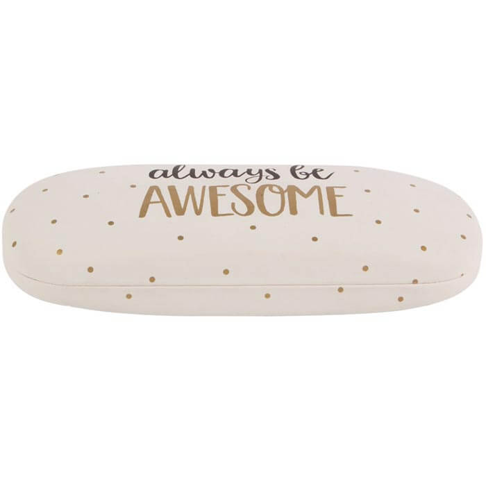Always Be Awesome Glasses Case