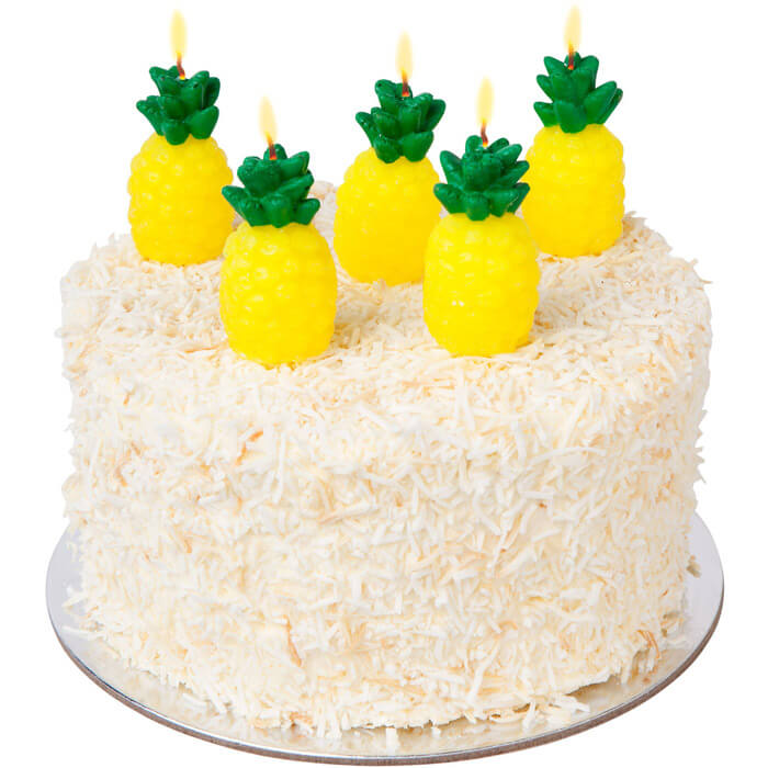 Pineapple Cake Candles