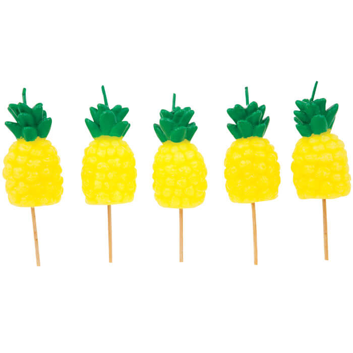 Pineapple Cake Candles