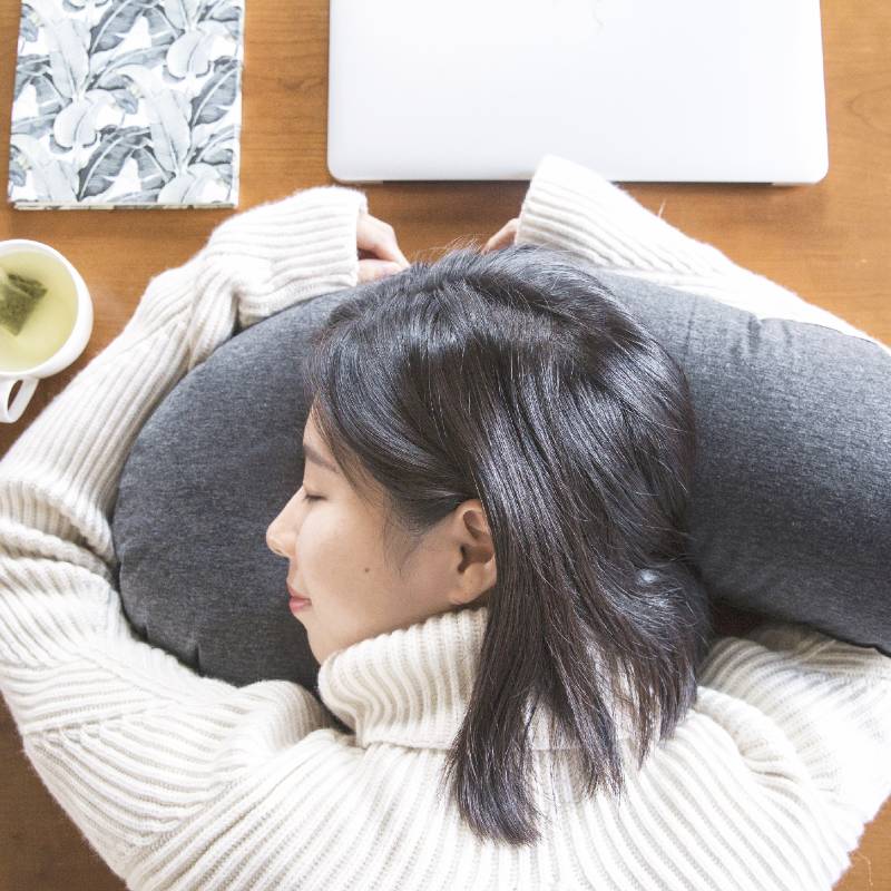 Inflatable Eggplant Travel Pillow