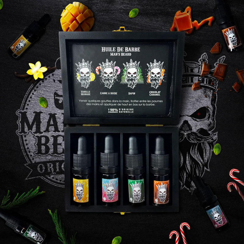 Coffret d'Huiles  Barbe Man's Beard