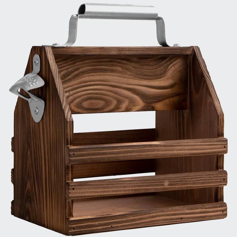 Bier-Caddy aus Holz