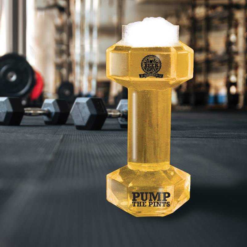 Dumbbell Beer Glass