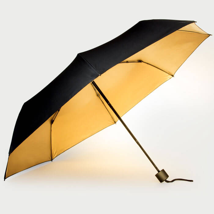 Black and Gold Umbrella