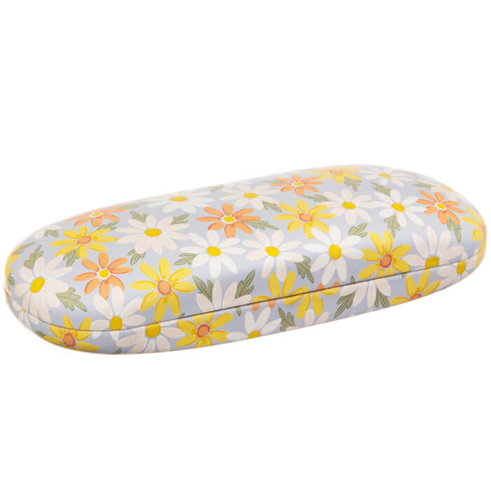 Blue Daisy Glasses Case