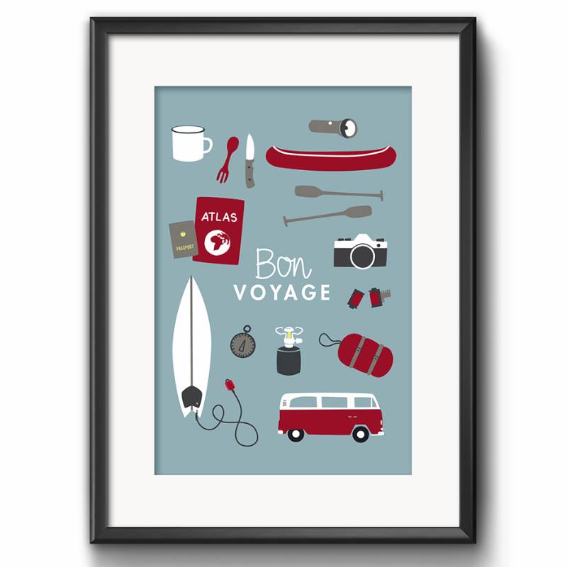 Bon Voyage Art Print