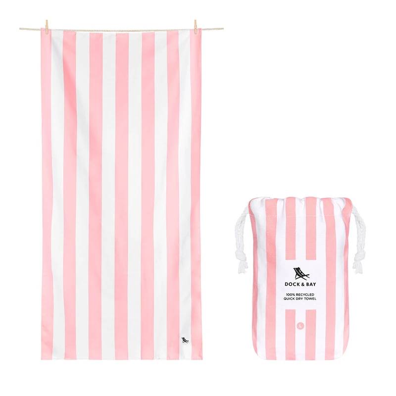 Cabana Beach Towel Light Pink