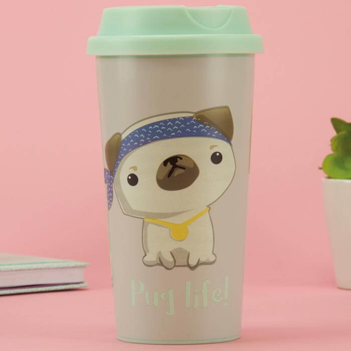 Pug Life Travel Mug