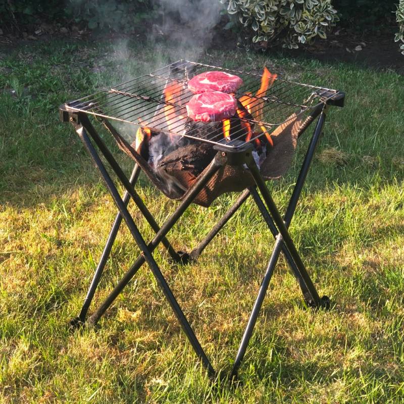 Folding Fire - Bonfire and BBQ