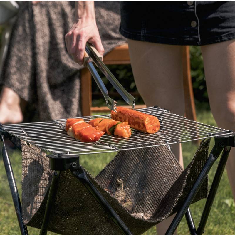 Barbecue Pliable 2-en-1 Folding Fire