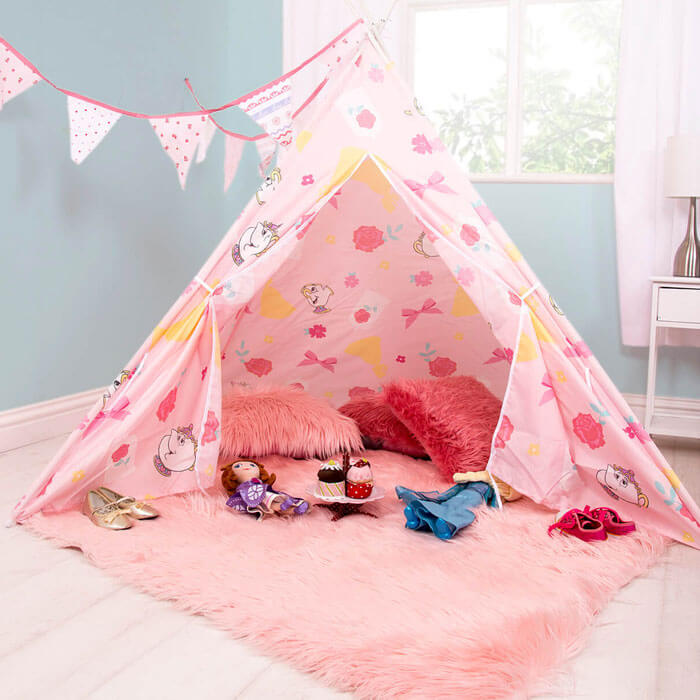 Tenda Canadese Bambina Disney La Bella e la Bestia