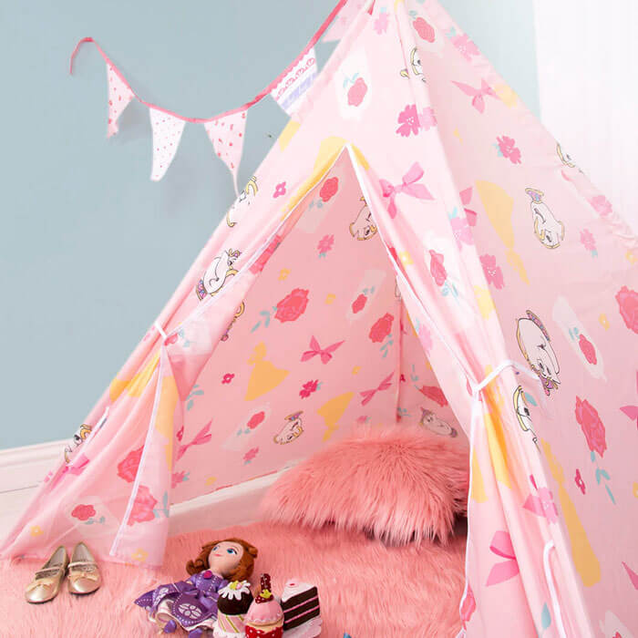 Tenda Canadese Bambina Disney La Bella e la Bestia