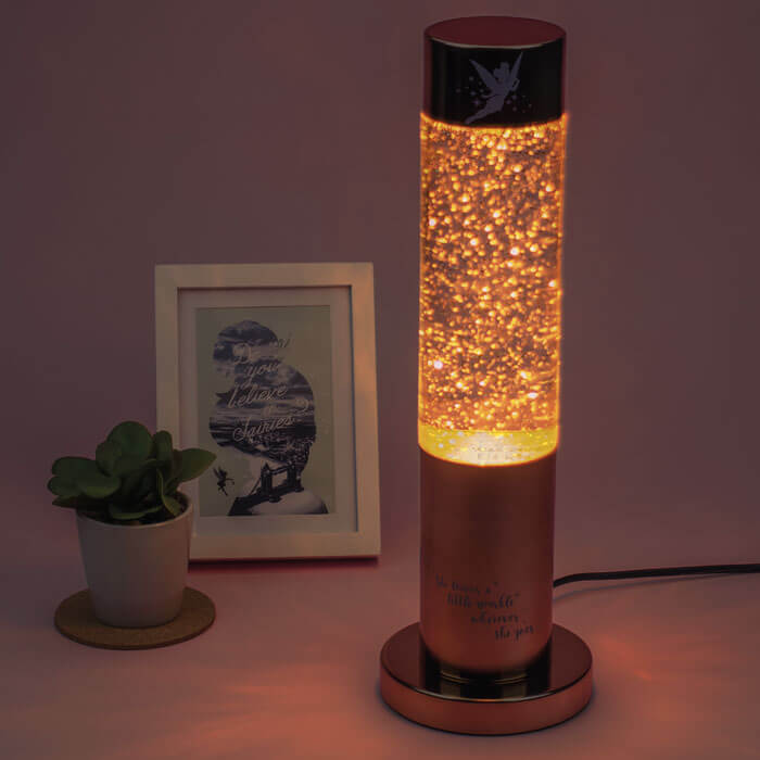 Disney Tinkerbell Glitter Lamp