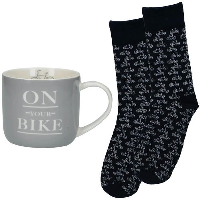 Earlstree & Co Kaffeebecher & Socken Geschenkset