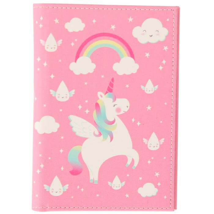 Rainbow Unicorn Passport Holder