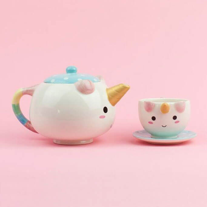 Unicorn Teapot Set