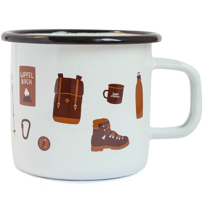 Tasse en Mtal maill Gipfelstrmer