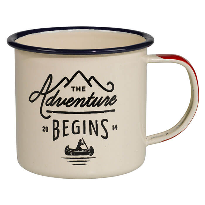 Adventure Emaille Tasse