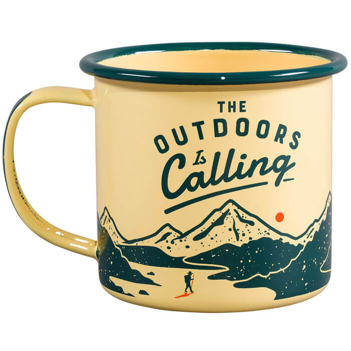 Outdoor Emaille-Tasse