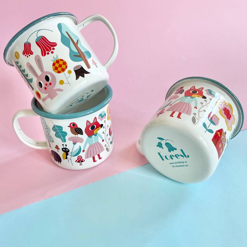 Enamel Mug Forest