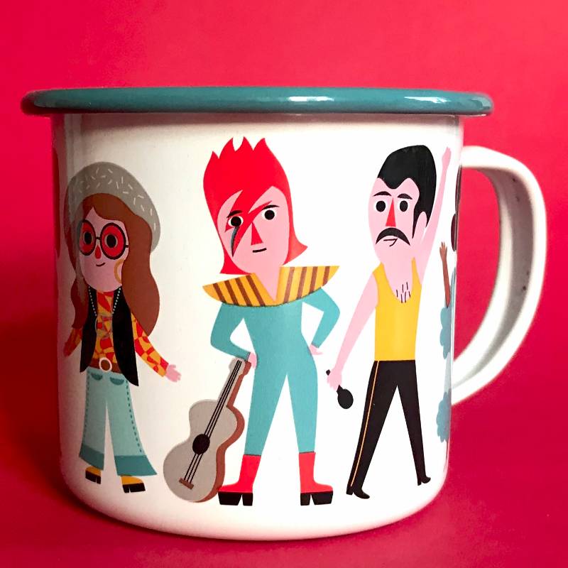 Enamel Mug Music Lover