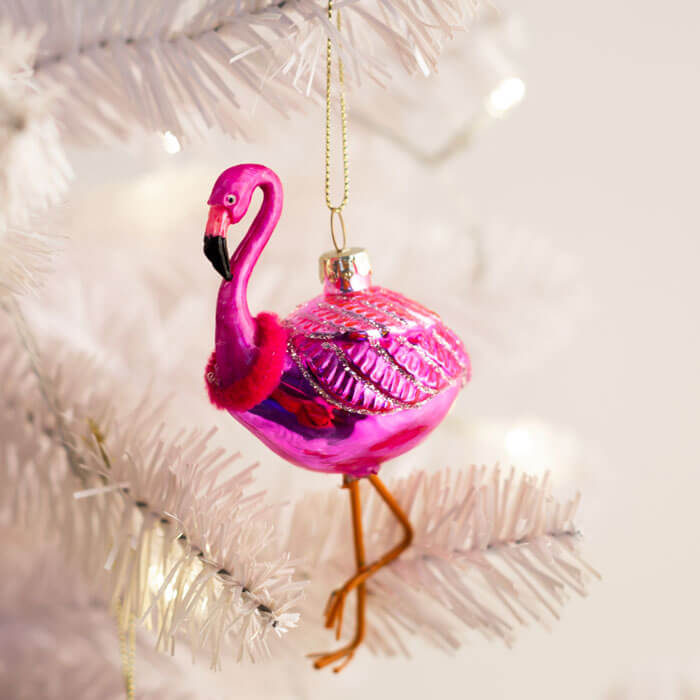 Festive Ornament Flamingo