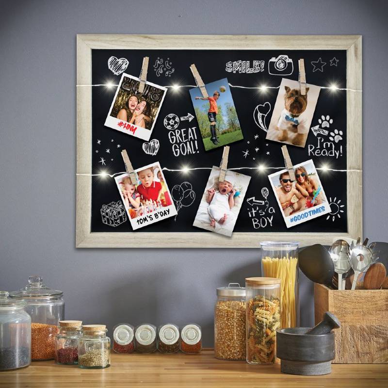 Light Up Photo Clip Chalkboard