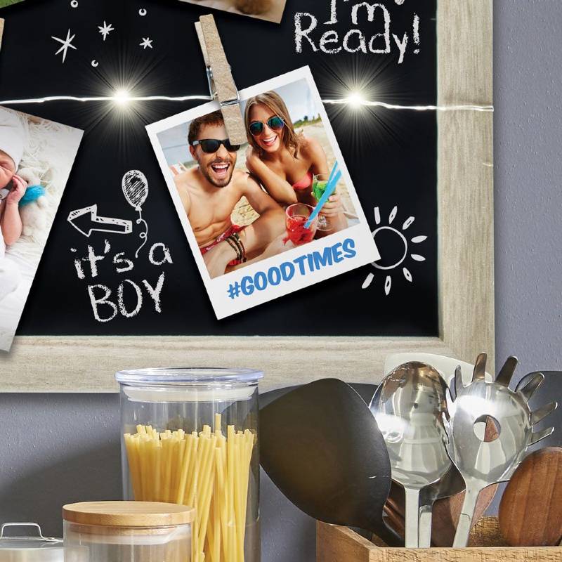 Light Up Photo Clip Chalkboard