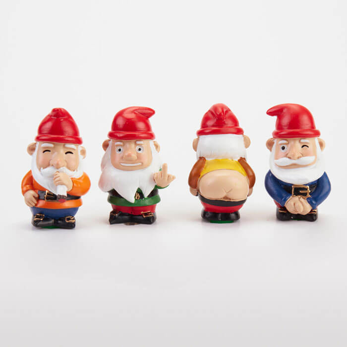 Mini Plant Pot Naughty Gnomes