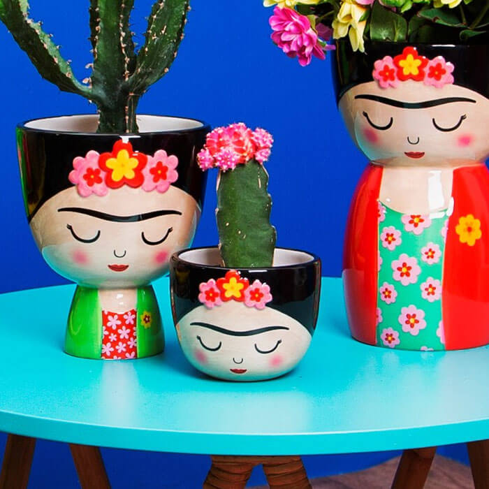 Portavaso Frida Kahlo - Gadgets, Idee regalo originali