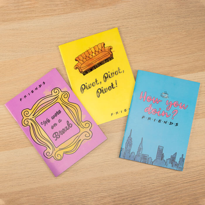 Friends Set of 3 Notebooks