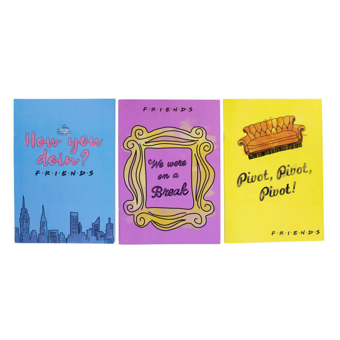 Friends Set of 3 Notebooks