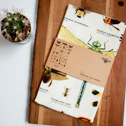 Insects Tea Towel
