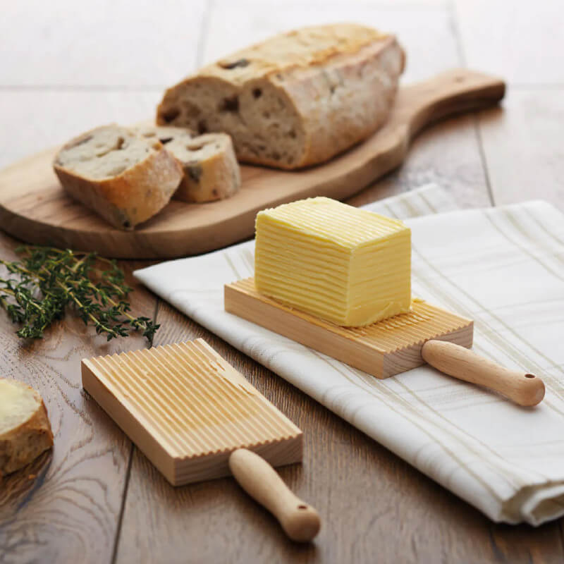 Traditional Wood Butter & Gnocchi Paddles
