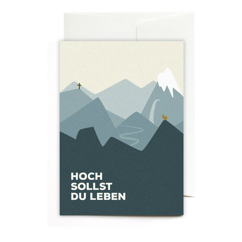Biglietto di Auguri Hoch sollst du leben