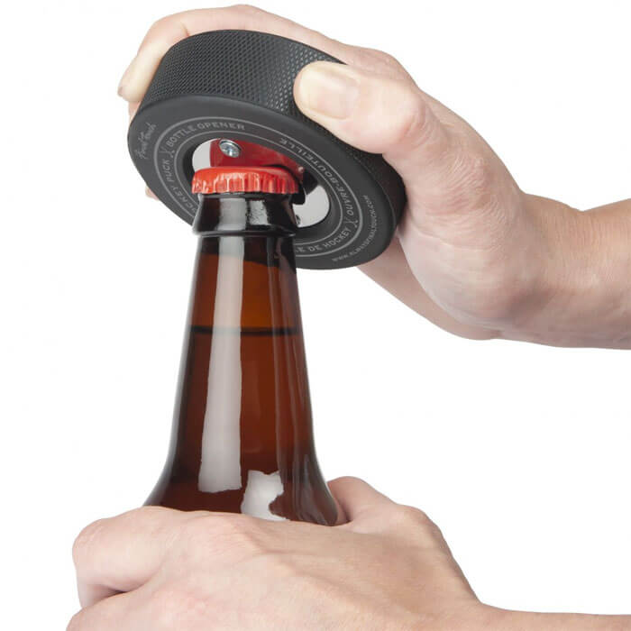 Hockey Puck Bottle Opener