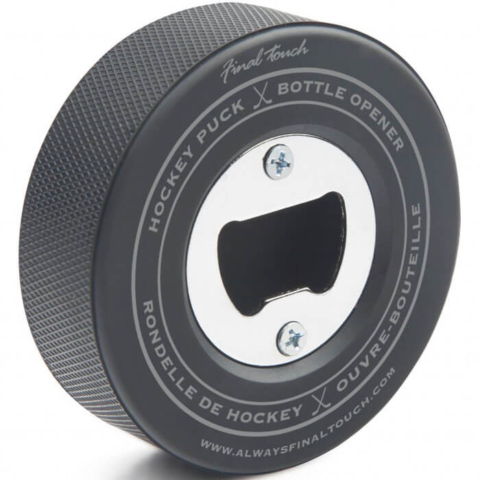Hockey Puck Bottle Opener
