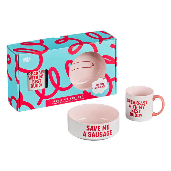Dog Mug And Bowl Set