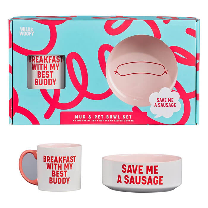 Dog Mug And Bowl Set