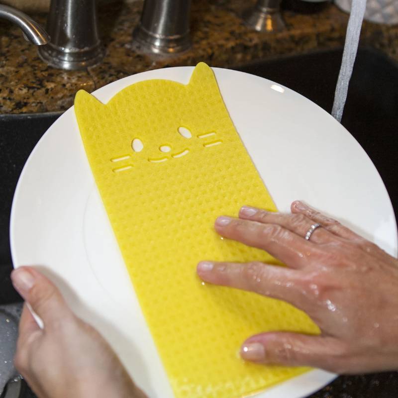 Reusable Kitty Dishcloths
