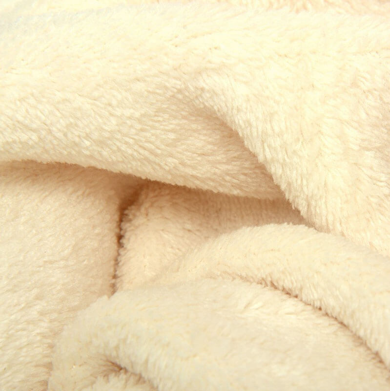 Cream Blanket With Sleeves